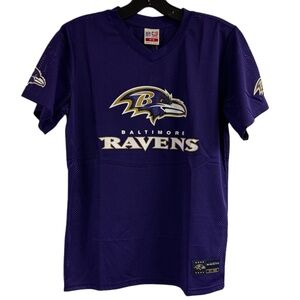 NWT Kids Ultra Game Baltimore Ravens Mesh Shirt Size L 14/16